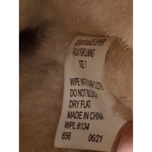 Muk Luks Womens Gray Suede Shearling Lined Winter Boots Size 7 - Picture 5 of 7